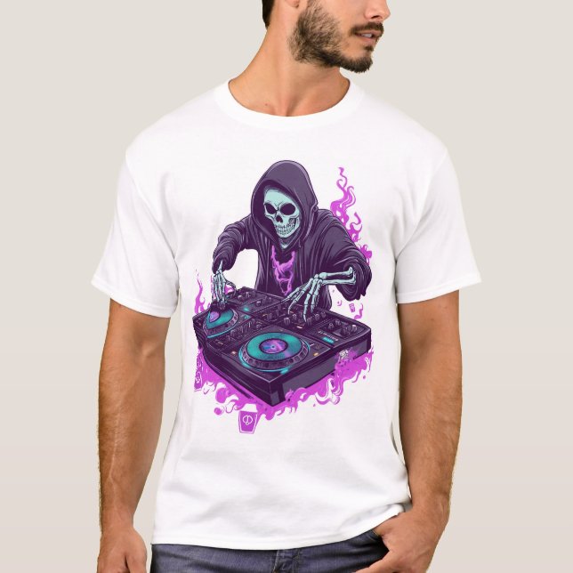 Camiseta DJ Esqueleto (Frente)