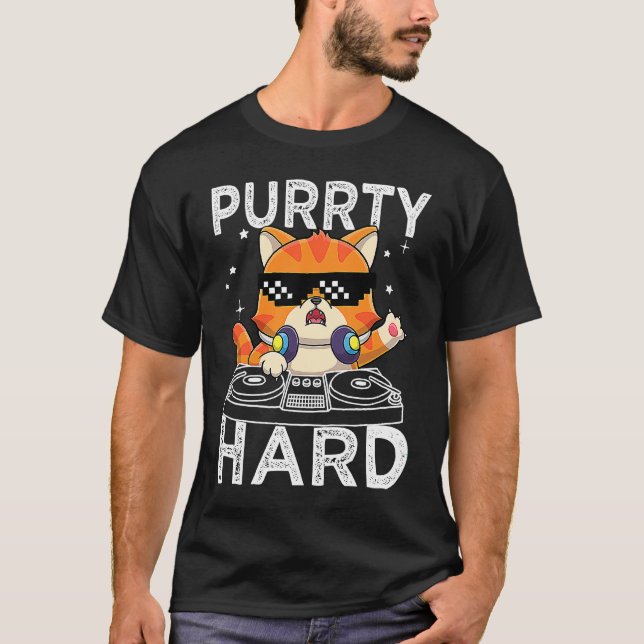 Camiseta DJ Gato de Festa Maneira (Frente)