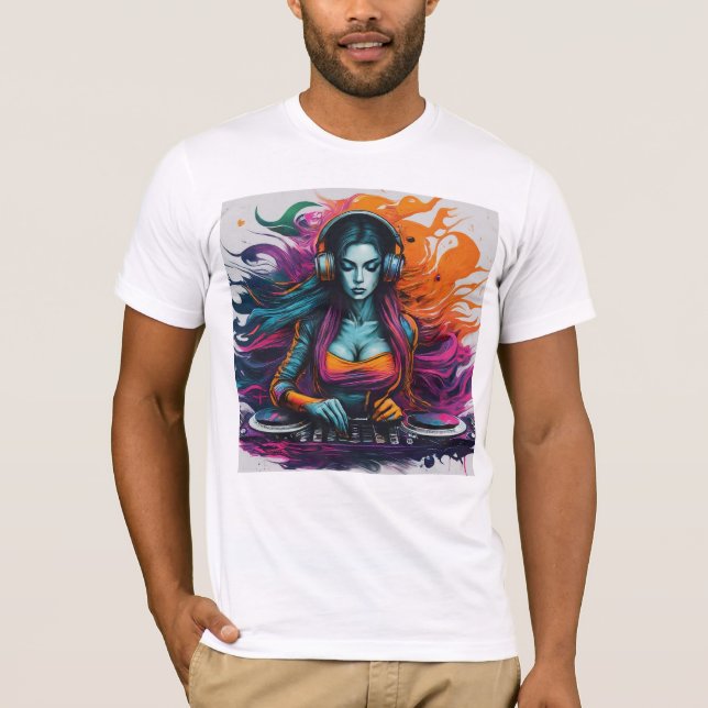 Camiseta Dj Girl (Frente)