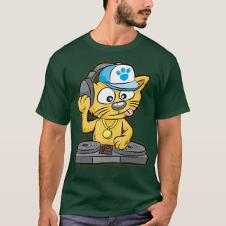 Camiseta DJ Gpresente de Gatinho de Gato