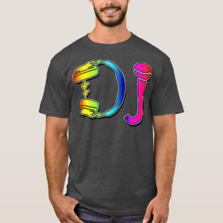 Camiseta DJ Headphone Microphone Club Party Premium
