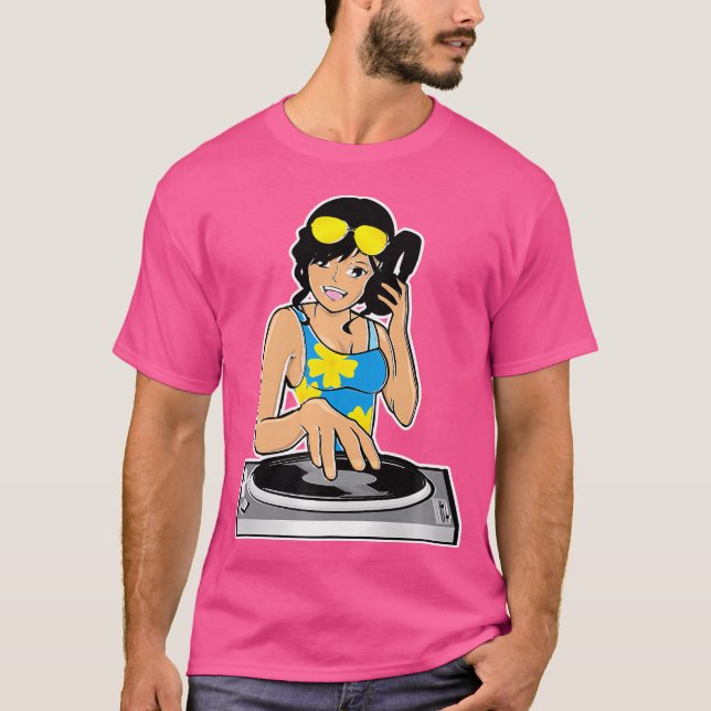 Camiseta Dj Inspiradora Hip Hop Girl (Frente)