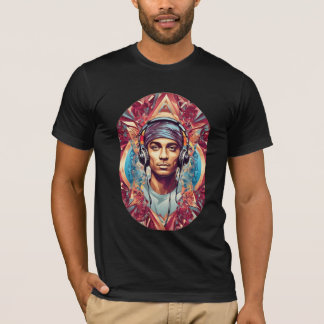 Camiseta DJ Kaleidoscope: Misturas mesmerizantes no seu Tee