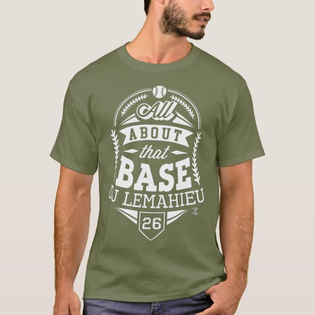 Camiseta DJ LeMahieu Sobre Essa Base Gameday (Frente)