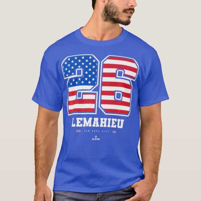 Camiseta DJ LeMahieu - US Flag Number Premium (Frente)