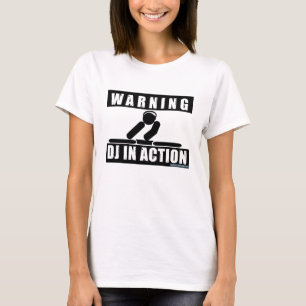 Camiseta DJ na ação