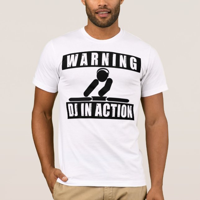 Camiseta DJ na ação (Frente)