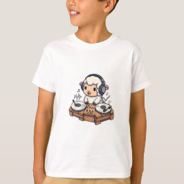 Camiseta DJ Ovelha Músico Infantil
