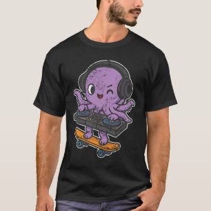 Camiseta Dj Polvo Skate Cartoon Retro