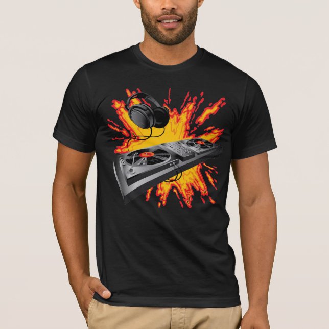 Camiseta DJ quente (Frente)