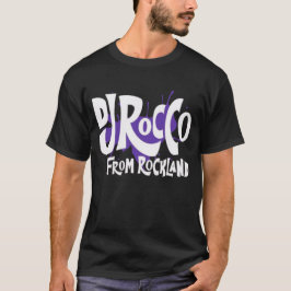 Camiseta DJ Rocco From Rockland Logotipo Letras Brancas