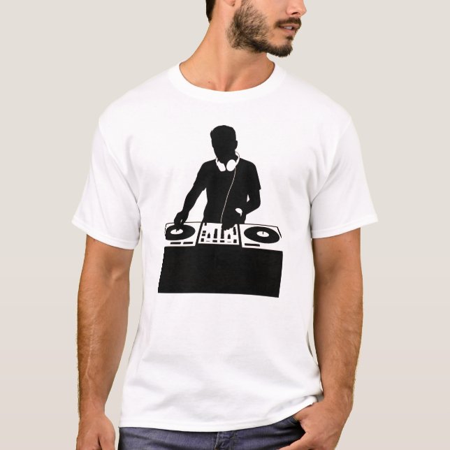 Camiseta DJ Silhouette (Frente)