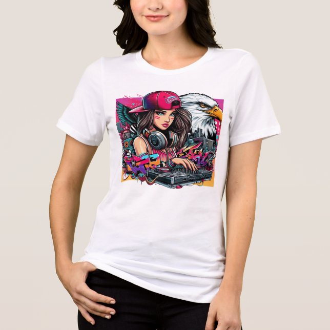 Camiseta DJ Summer - Coleção de Tinta (Frente)