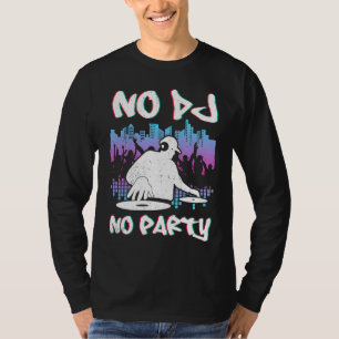 Camiseta DJ Techno Juventude som Techno Sintetizador