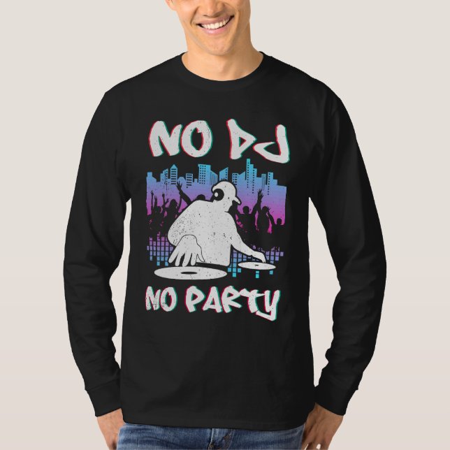 Camiseta DJ Techno Youth  him Sound Techno Synth (Frente)