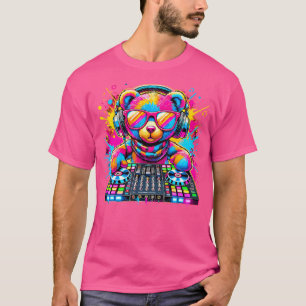 Camiseta Dj Teddy Bear Disco Hip Hop