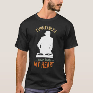 Camiseta DJ Tornável Nunca Quebrou Meu Produtor De Música C