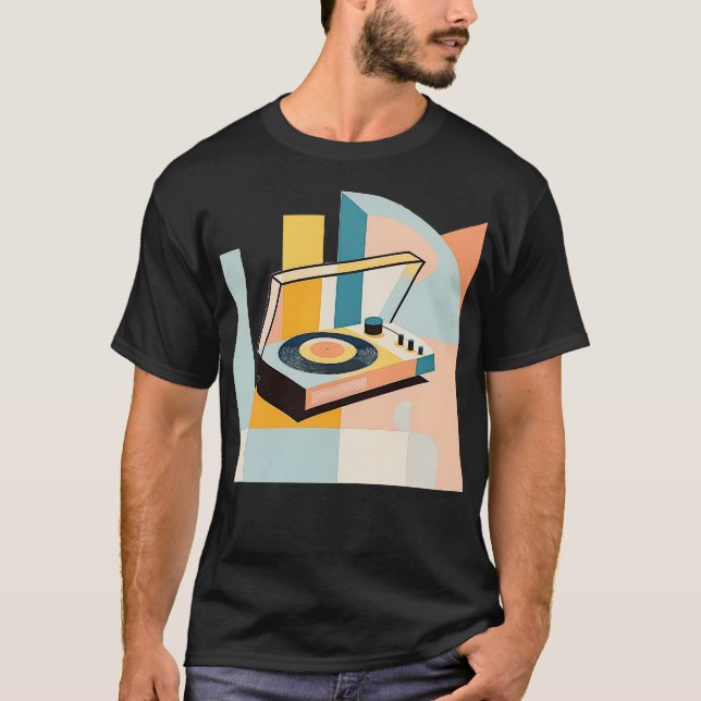 Camiseta Dj Turntable 3 (Frente)