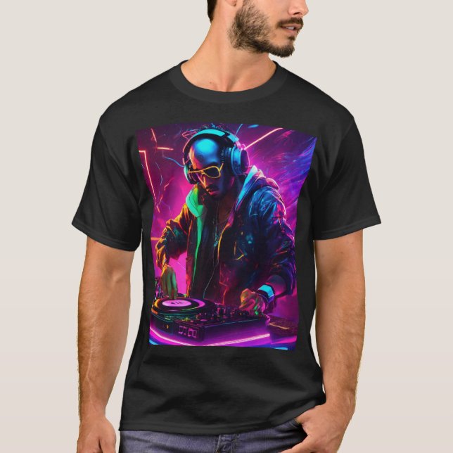 Camiseta "DJ Vibes Graphic T-Shirt" (Frente)