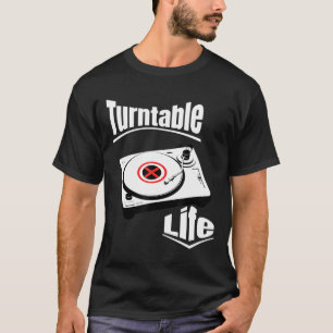 Camiseta Dj - Vida Turntable Dj Tee