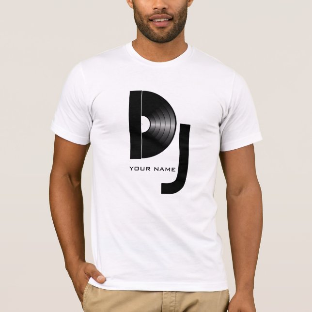CAMISETA DJ VINYL SHIRT (Frente)