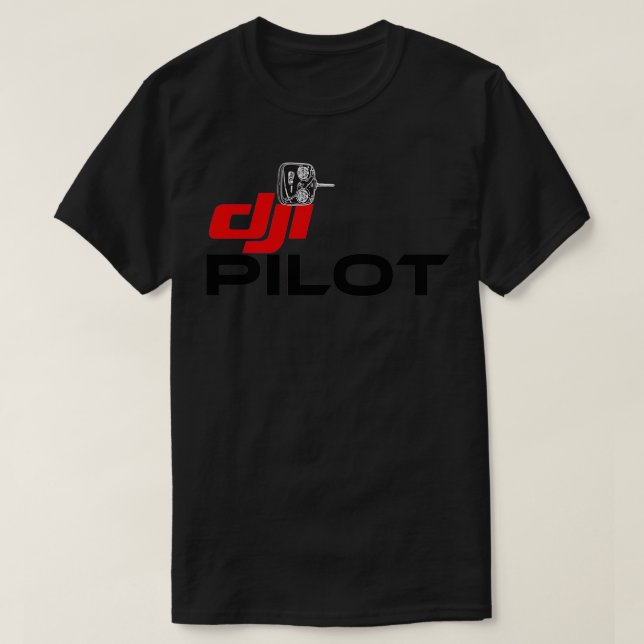 Camiseta DJI DRONE PILOT TSHIRT e muito mais (Frente do Design)