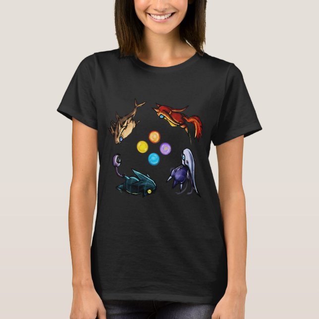 Camiseta Djinn do Sol Dourado (Frente)