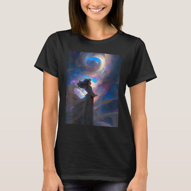 Camiseta DKH138 Sci fi Graphic  Bright Sky Wish (Frente)