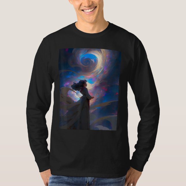 Camiseta DKH138 Sci fi Graphic  Bright Sky Wish (Frente)