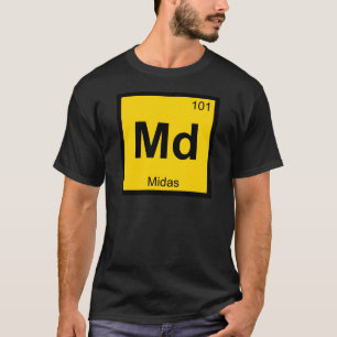 Camiseta DM - Símbolo grego da mesa periódica da química do