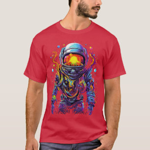Camiseta DMT Art Psychedelic Spaceman 2