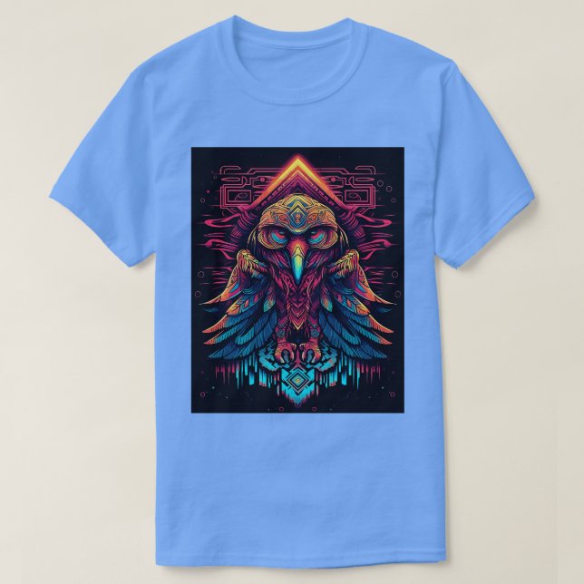 Camiseta DMT Art Shamanic Eagle 2 (Frente do Design)