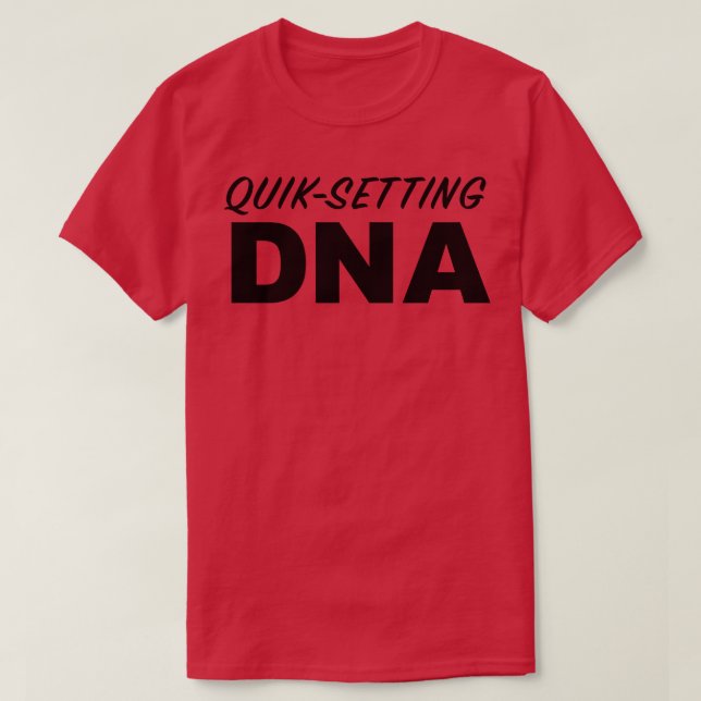 Camiseta DNA do QuickSetting (Frente do Design)