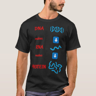 Camiseta DNA Faz RNA Produz Proteína Biologia Celular