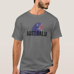 Camiseta DNA Fingerprin Legal Austrália Flag Prou