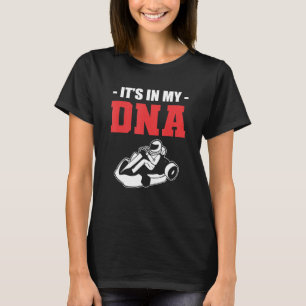 Camiseta DNA Go Kart Racer E Especialista Em Karting