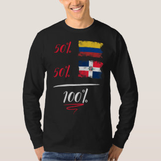Camiseta DNA Ha Do Orgulho Do Patrimônio Colombiano E Domin