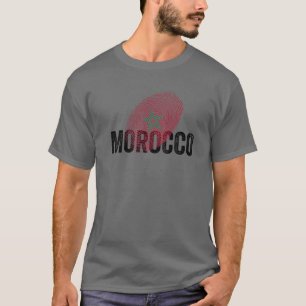 Camiseta DNA marroquino Legal marroquino orgulhoso Marrocos
