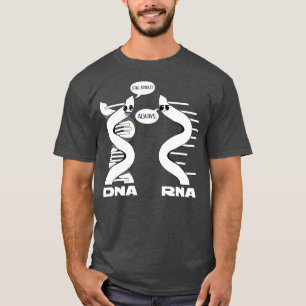 Camiseta DNA Solteiro Sempre RNA Ciência Grande Biologia
