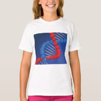 DNA Strand Girls T Shirt