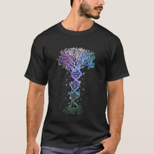 Camiseta DNA Tree Life Earth Genealogist Ciência Biologista