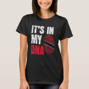 Camiseta DNA Trini Tobago Trinidad Flag País Trinidadiano