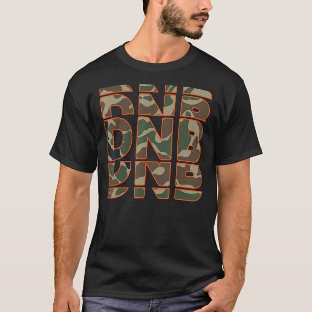Camiseta DNB Drumandbass Junglist (Frente)