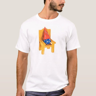 Camiseta DnD Dice Jail Cadeira / Boné Dunce / Tempo limite 