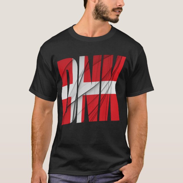 Camiseta DNK - Indicador da Dinamarca (Frente)