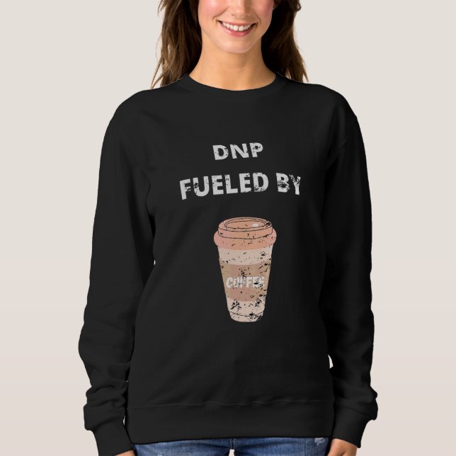 Camiseta Dnp Doutor Em Prática De Enfermagem Café Retro (Frente)