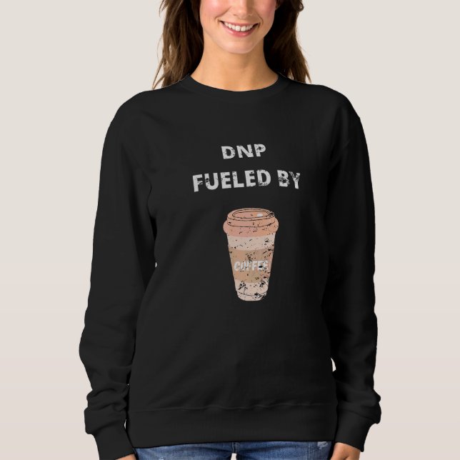 Camiseta Dnp Doutor Em Prática De Enfermagem Café Retro (Frente)
