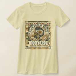 Camiseta do 100º Aniversário do Mês da História Ne
