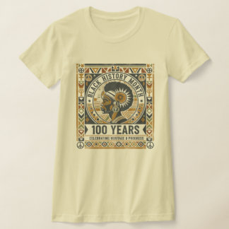 Camiseta do 100º Aniversário do Mês da História Ne