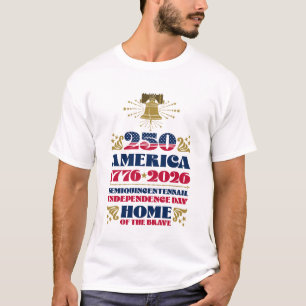 Camiseta do 250º Aniversário da América Patriótica